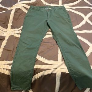 Bonobos Chinos, Green, 35/36, athletic fit